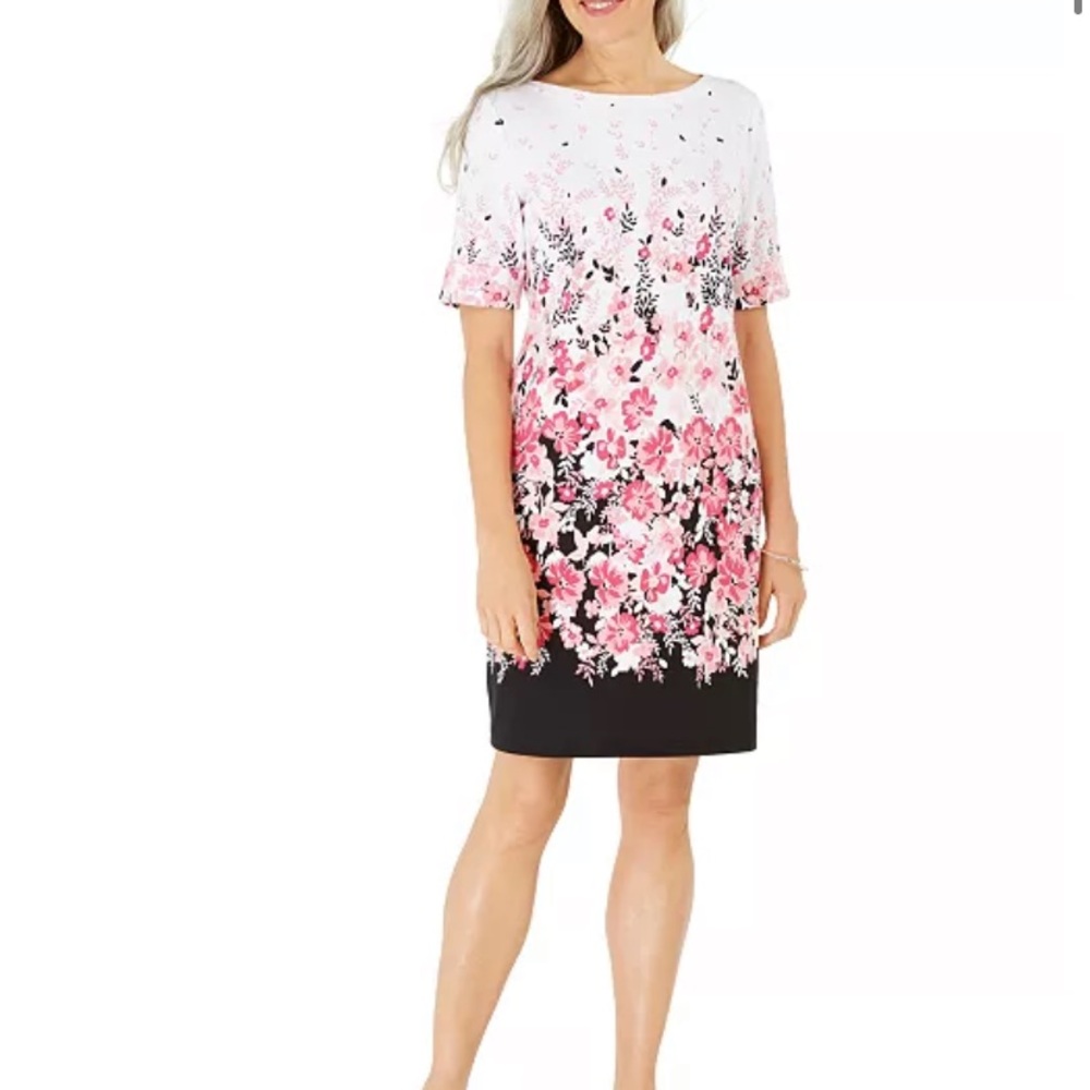 Pink Floral Dress